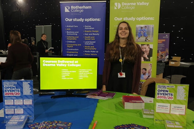Rotherham College showcasing at the LEAF 2019 event