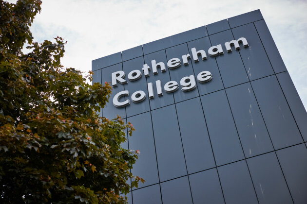A building at Rotherham College